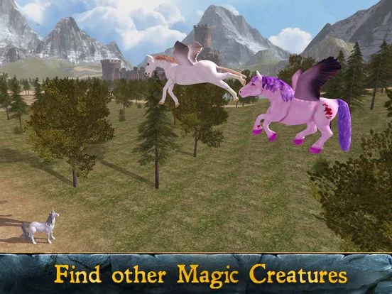 Изображение игры: Flying Pony: Small Horse Simulator 3D