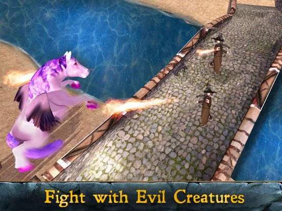 Изображение игры: Flying Pony: Small Horse Simulator 3D