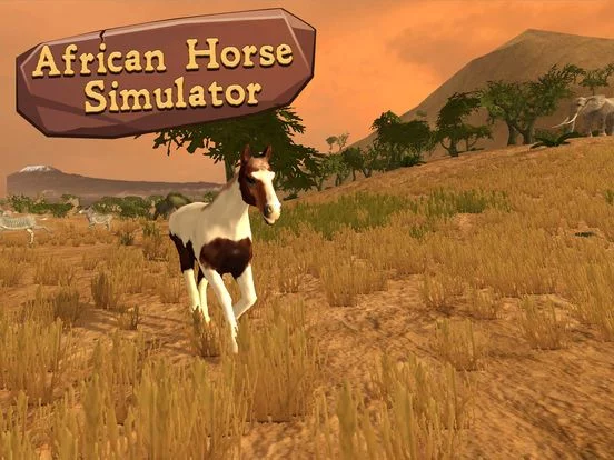 Изображение игры: Wild African Horse: Animal Simulator 2017