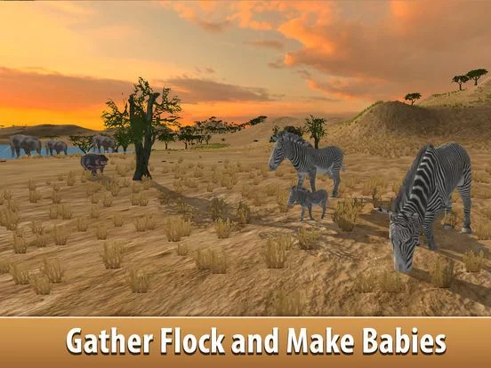 Изображение игры: Zebra Simulator 3D - African Horse Survival