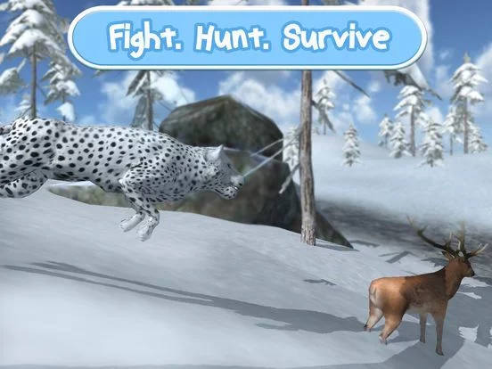 Изображение игры: Wild Snow Leopard: Animal Simulator