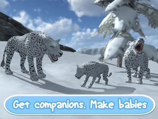 Изображение игры: Wild Snow Leopard: Animal Simulator
