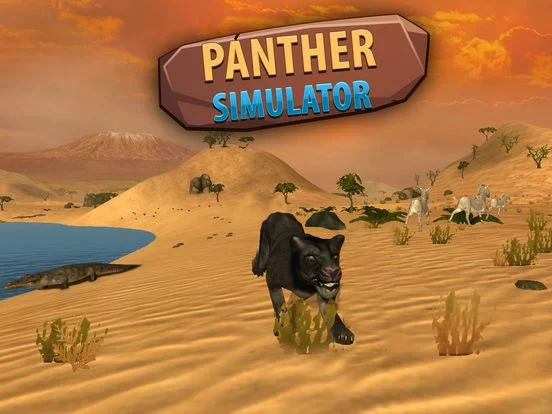 Изображение игры: Black Wild Panther Simulator 3D - Be a wild cat in animal simulator!