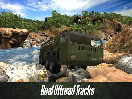 Изображение игры: Army Truck Offroad Simulator 3D Full - Drive military truck!