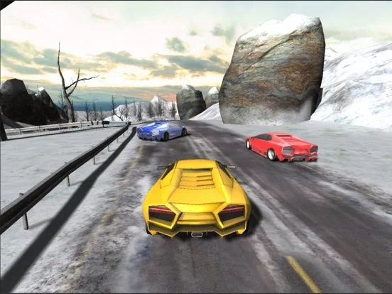 Изображение игры: Car Racing Winter PRO
