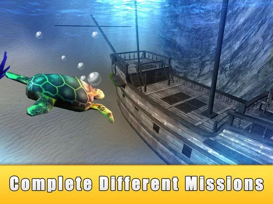 Изображение игры: Sea Turtle Simulator 3D - Ocean Adventure