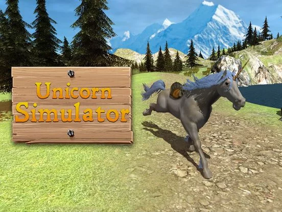 Изображение игры: Unicorn Survival Simulator 3D - Be a magic horse