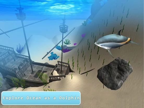 Изображение игры: Sea Dolphin Simulator 3D