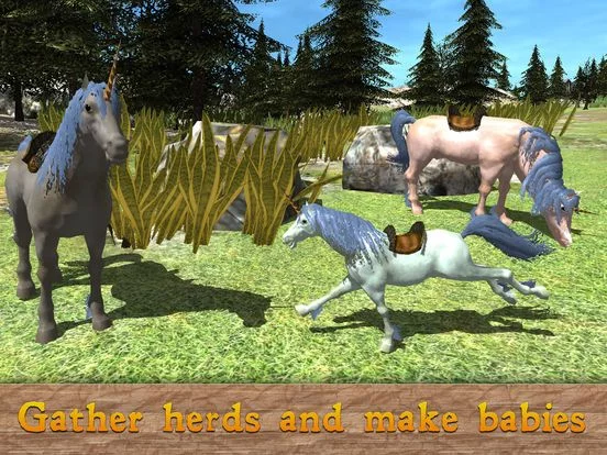 Изображение игры: Unicorn Survival Simulator 3D - Be a magic horse