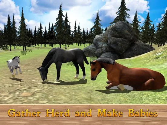 Изображение игры: Wild Horse 3D Simulator