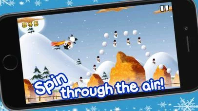 Изображение игры: Pengu The Flying Penguin: Unforgettable Chilly Adventure in Frozen Land!