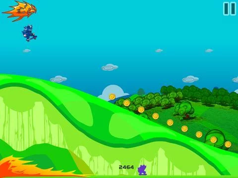 Изображение игры: Dragon Skater - Collect Those Gold Coins!