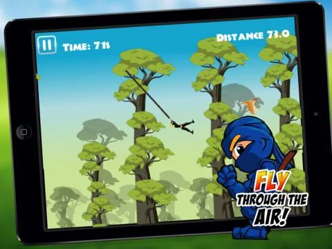 Изображение игры: Jungle Ninja - Swing, Tumbling Beyond the Empire Frontier Adventure!!