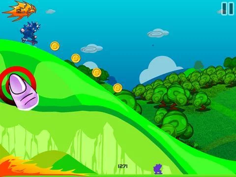 Изображение игры: Dragon Skater - Collect Those Gold Coins!