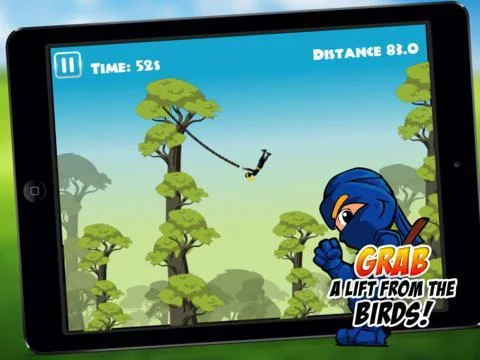 Изображение игры: Jungle Ninja - For Kids! Swing, Tumbling Beyond the Empire Frontier Adventure!!