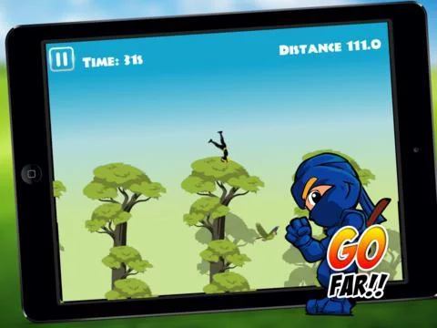 Изображение игры: Jungle Ninja - For Kids! Swing, Tumbling Beyond the Empire Frontier Adventure!!