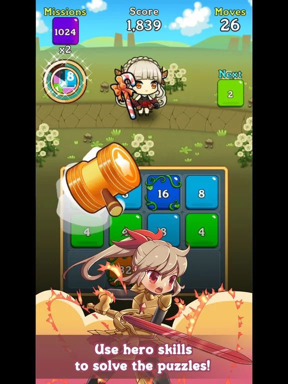 Изображение игры: Fantasy Story: 2048