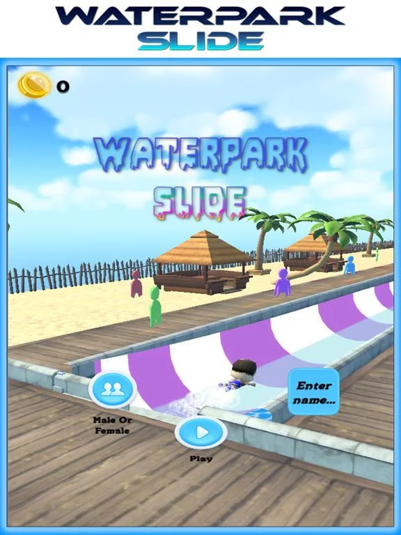 Изображение игры: Aquapark.io: slide Racing 3d