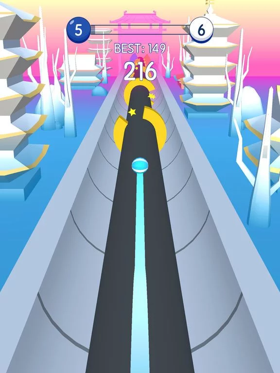 Изображение игры: Smash Road - Color Ball Run 3D