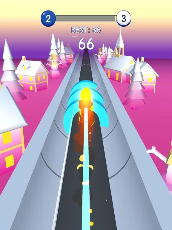 Изображение игры: Smash Road - Color Ball Run 3D