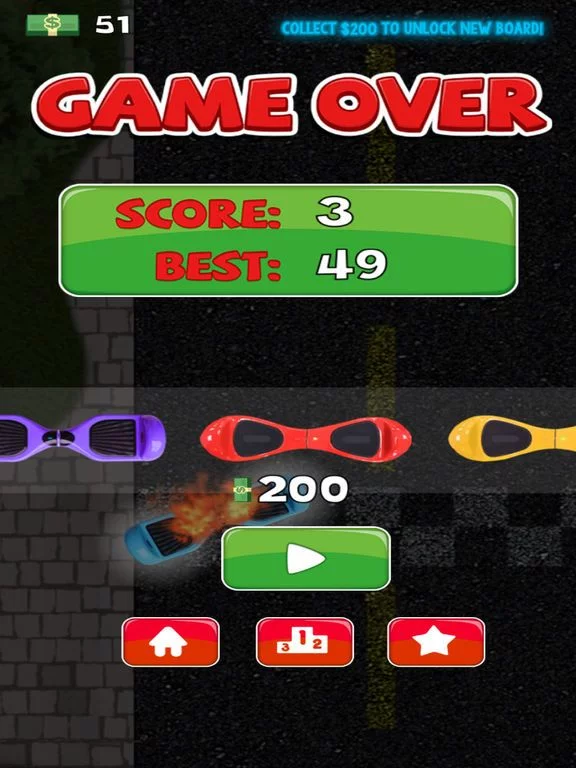 Изображение игры: Hoverboard Simulator - Night Drive