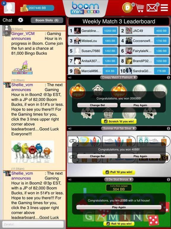 Изображение игры: BOOM MINIGAMES -Bingo and Casino Minigames!