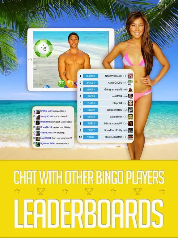 Изображение игры: BEACH BINGO - Live Beach Bingo & Slots!
