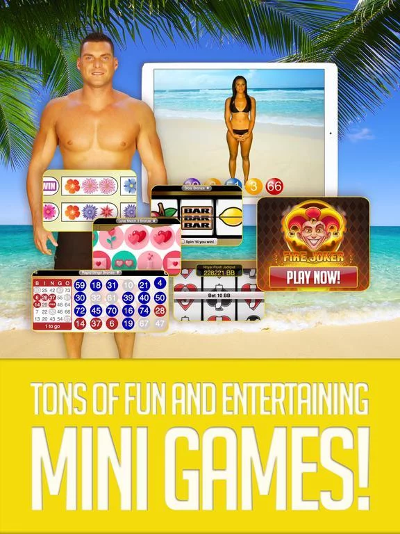 Изображение игры: BEACH BINGO - Live Beach Bingo & Slots!
