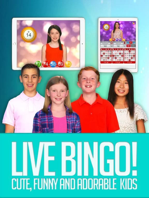 Изображение игры: KID BINGO - Live Kid Bingo & Slots!