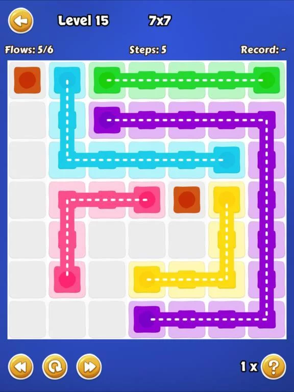 Изображение игры: Connect xD — Match dots by color game