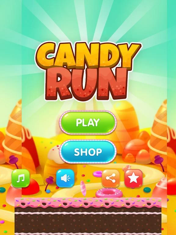 Изображение игры: Candy Run up