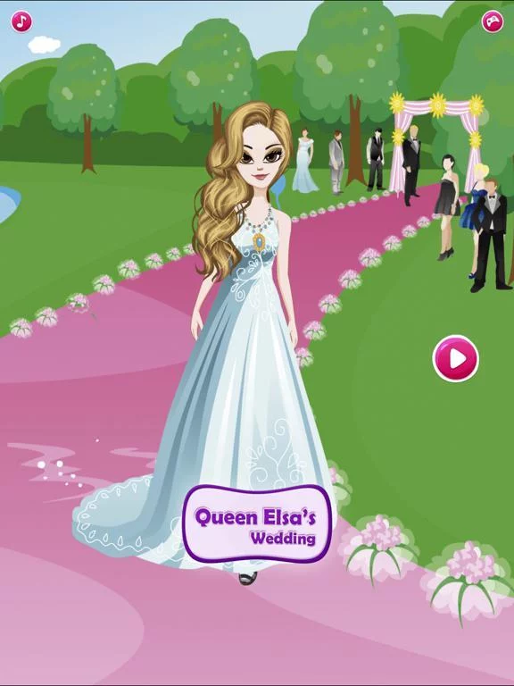 Изображение игры: Queen Elsa's Wedding