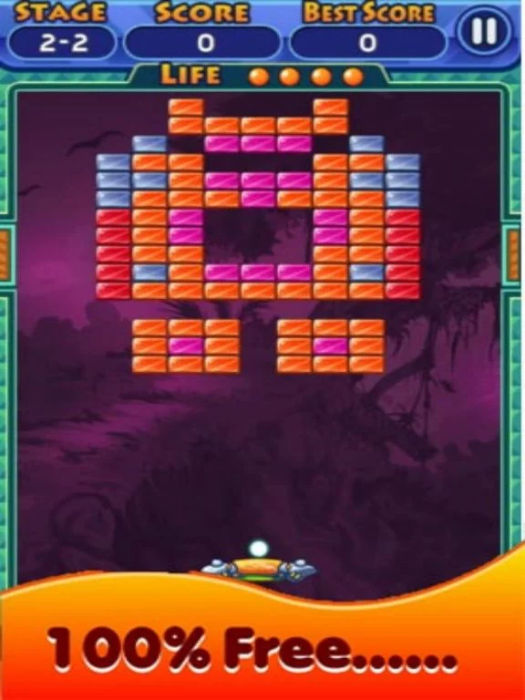Изображение игры: Brick Space Shoot