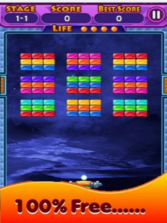 Изображение игры: Brick Space Shoot