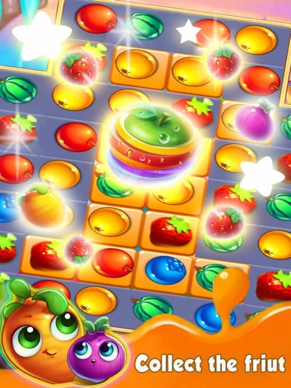 Изображение игры: Fruit Jelly Match3 - Link Jam