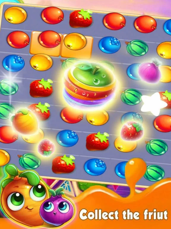 Изображение игры: Fruit Jelly Match3 - Link Jam