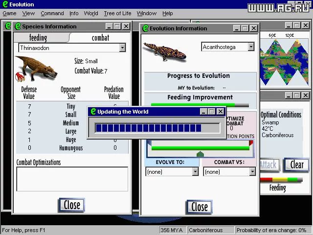 Изображение игры: Evolution (1997)