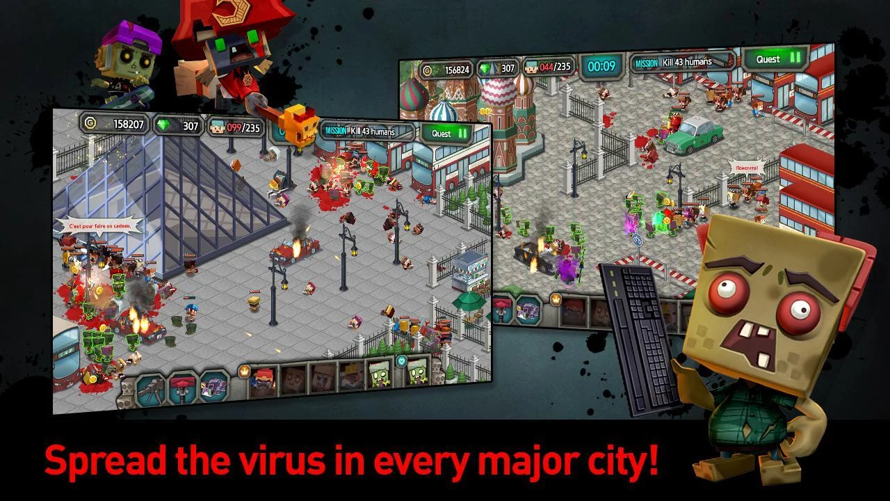 Изображение игры: Zombie Virus
