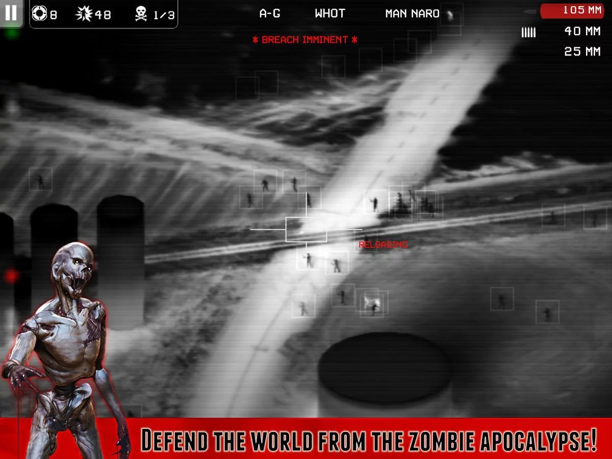 Изображение игры: Zombie Gunship Zero