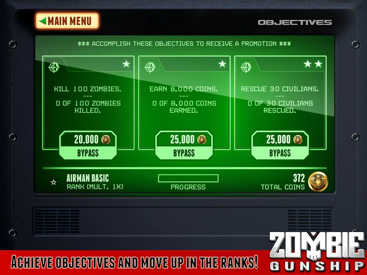 Изображение игры: Zombie Gunship Zero