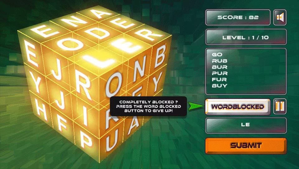 Изображение игры: Word Blocked
