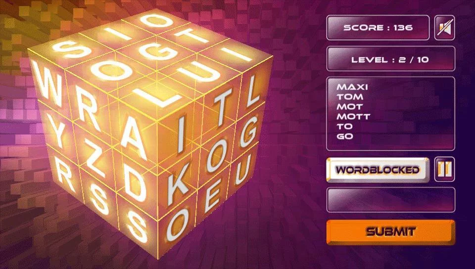 Изображение игры: Word Blocked