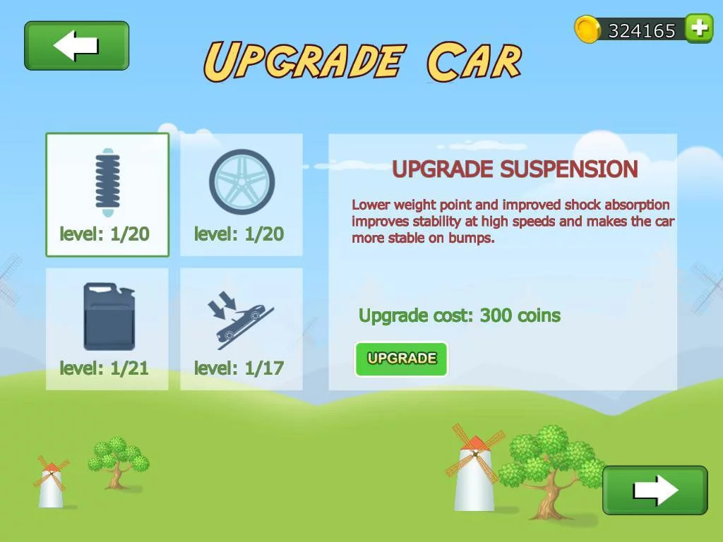 Изображение игры: Up Hill Racing: Hill Climb