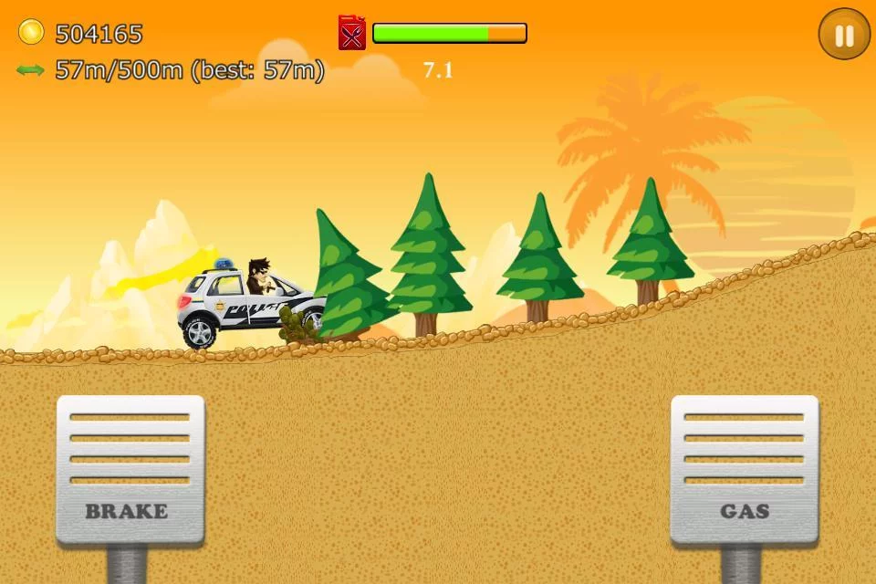 Изображение игры: Up Hill Racing: Hill Climb