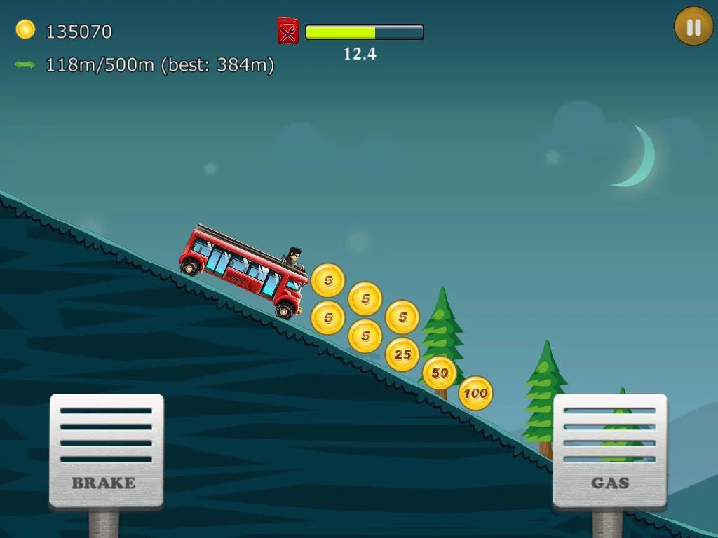 Изображение игры: Up Hill Racing: Hill Climb