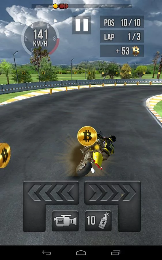 Изображение игры: Thumb Motorbike Racing