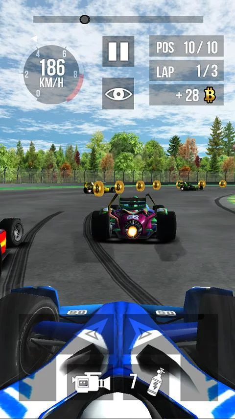 Изображение игры: Thumb Formula Racing
