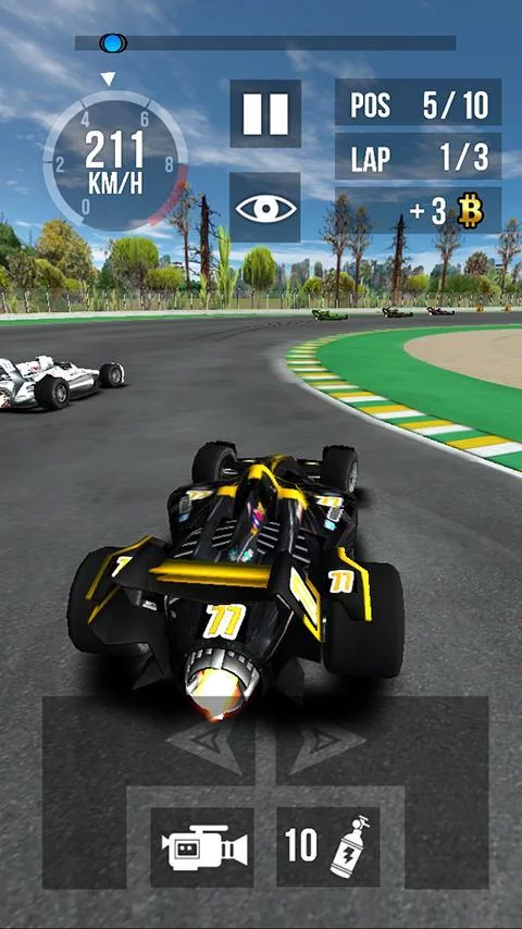 Изображение игры: Thumb Formula Racing