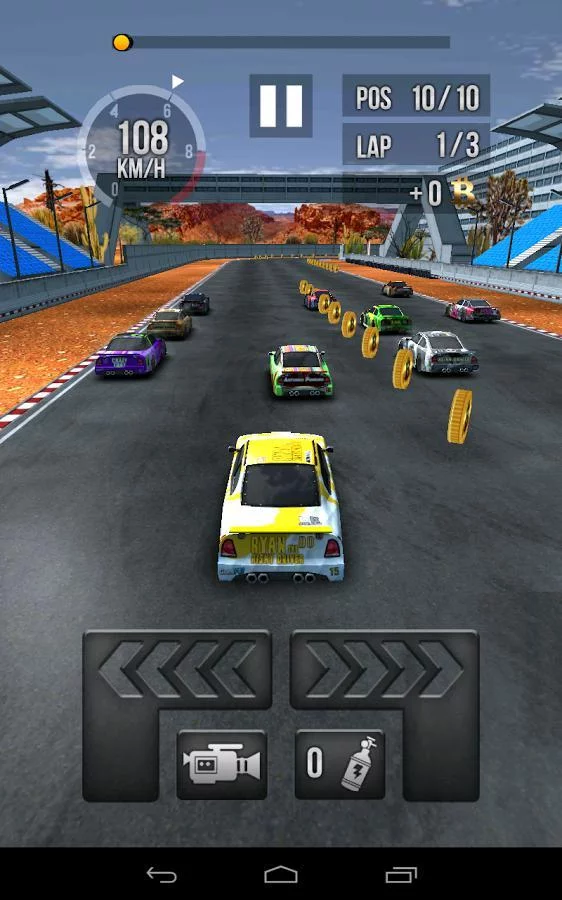 Изображение игры: Thumb Car Racing