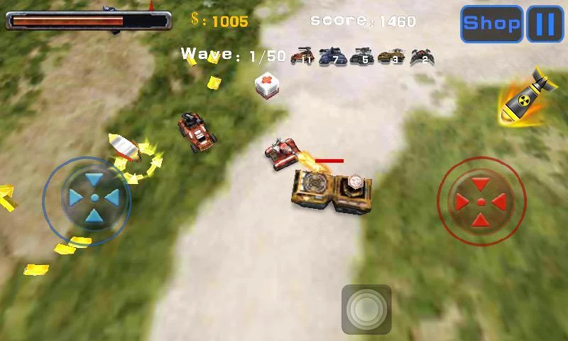 Изображение игры: Tank World War 3D